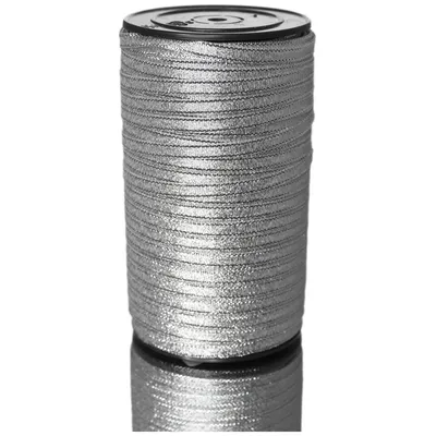 Gift Ribbon Shimmer Silver Thin